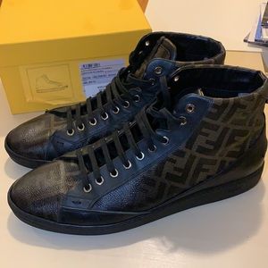 Fendi Men’s High Top Sneakers